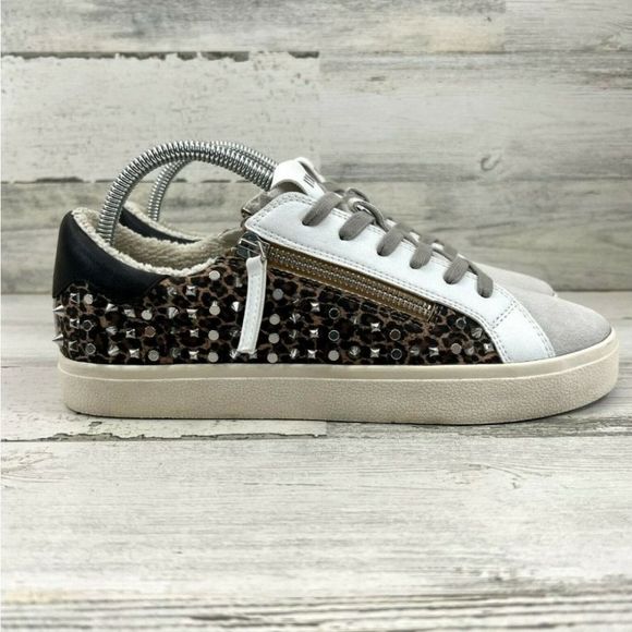 Steve Madden Parka-M Low Top Studded Side Zip Sneaker NWOT - Picture 6 of 8
